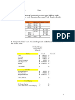 1035 - Balance Sheet ExercisesName