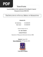 The Influence of Social Media On Marketing