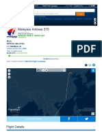 MH370 (MAS370) Malaysia Airlines Flight Tracking and History 11-Mar-2014 (KUL - WMKK-PEK - ZBAA) - FlightAware