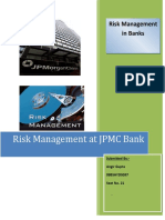 Risk Management at JPMC Bank