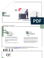 Presentation Instructions and Examples