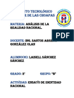 Ensayo de Identidad Nacional