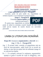 Lectie - Textul Argumentativ-Limba Si Literatura Romana