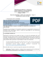 Guia de Actividades y Rúbrica de Evaluación - Fase 5 - Planificación Sesión de Clase PDF