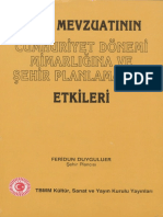 İmar Ve Şehir Planlama Mevzuatının Cumhuriyet Dönemi Türk Mimarlığına Ve Şehir Planlamasına Etkileri PDF