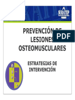 Prev Lesiones Osteomusc