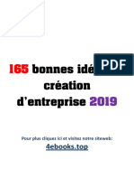 165 Bonnes Idées de Création d’Entreprise 2019