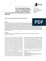 The Use of Behavior Modeling Training in A Mobile App Parent Training Program To Improve Functional Communication of Young Children With Autism Spectrum Disorder