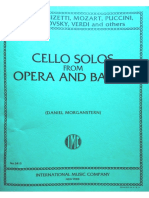 Opera and Ballet Cello Solos