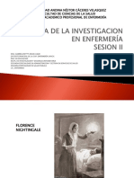 Historia de La Investigacion en Enfermería