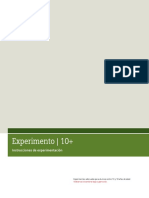 Manuales de Experimento 10+ PDF
