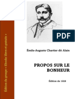 Propos Sur Le Bonheur - Foulabook - Com - PDF