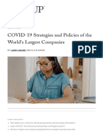 COVID-19 Strategies and Policies of the World's Largest Companies - gallup