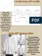 Evolution of the Shirt from the 19th to 20th Centuries