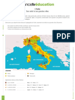 Le Relief Et Les Grandes Villes D Italie