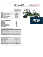 Ficha Tecnica BUGGY 200 HUMMER