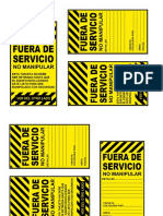 Tarjeta fuera de servicio