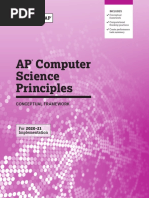 AP Computer Science Principles Conceptual Framework 2020 21