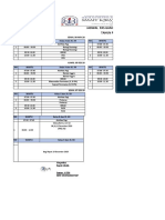 Jadwal PAS Ganjil