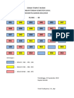 Denah Tempat Duduk Uts Gasal 2013-2014