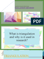 Triangulation Method: Qualitative Research Methodology