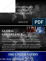Contemporary Global Governance: Group Iii