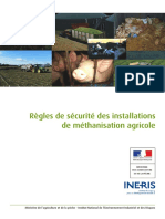 Règles de sécurité des installations de méthanisation agricole