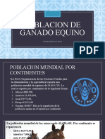 Poblacion de Ganado Equino