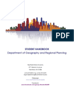 Department of Geography and Regional Planning: Student Handbook