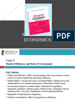 MANAGERIAL ECONOMICS: Market Failure and Government Response