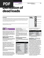 Derivation of Dead Loads PDF