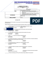 Pre-Test: Topic Lesson Objectives