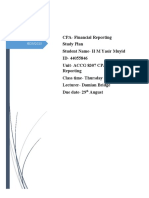 ACCG 8307 CPA Financial Reporting Study Plan