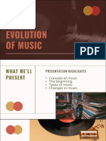 Evolution of Music