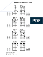 Dominant 7 Sus 4: (Raised Third)