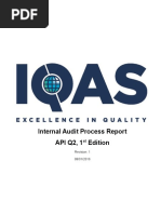 API Q2 Quality Management Overview | PDF | Supply Chain | Risk
