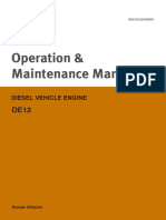 Operation & Maintenance Manual: Diesel Vehicle Engine