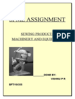 Spme Assignment: Sewing Products Machinery and Equipment