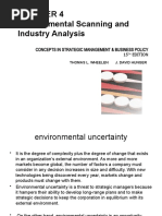 Environmental Scanning and Industry Analysis: Concepts in Strategic Management & Business Policy