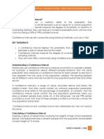 FINALS GUIDE: CONFIDENCE INTERVALS, HYPOTHESIS TESTS, CORRELATION & REGRESSION