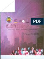 2nd Higher Education Summit On Gender Issues PDF