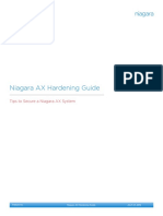Niagara AX Hardening Guide
