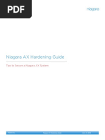 Niagara AX Hardening Guide