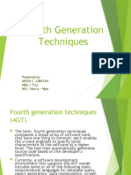 Fourth Generation Techniques: Prepared By: Arvin C. Libutan Mba / Tcu MIS / Mon 6 - 9pm