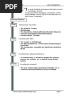 Syllabus Area: Theory and Methods Aims and Objectives