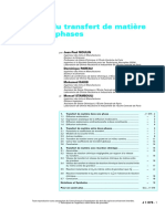 Cinétique Du Transfert de Matière Entre Deux Phases PDF