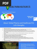 Export - Growth - Proposal - For Global Pharma and Healthcare-Chennei