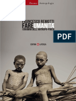 Remotti, Francesco - Fare Umanità - I Drammi Dell'antropo-Poiesi (2013, Laterza)