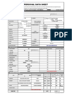 Personal Data Sheet: Filipino Dual Citizenship by Birth by Naturalization