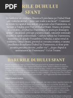 DARURILE DUHULUI SFANT